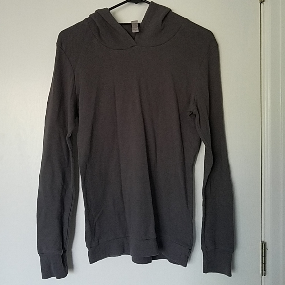 Next Level Charcoal Hooded Thermal - XL